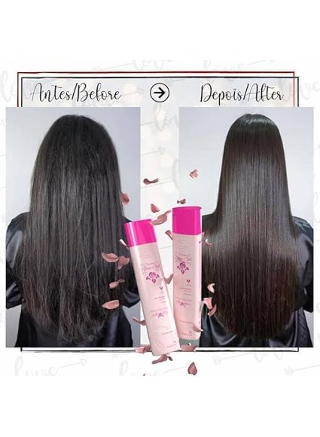 فلوراكتيف جل بروتين نانو عضوي من فلوراكتيف 1000 مل - علاج طبيعي لفرد وترطيب الشعر، خلاصة ثمر الورد، علاج للشعر - Image 3